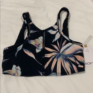 Brand new, with tag Roxy bathing suit top